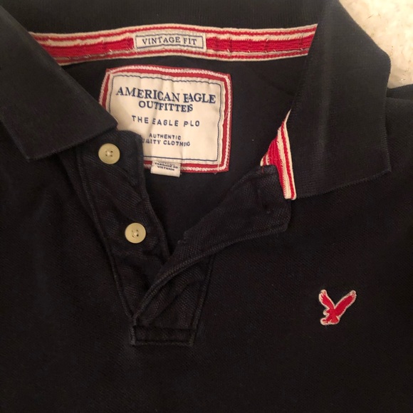 Vintage Navy polo - Picture 2 of 4